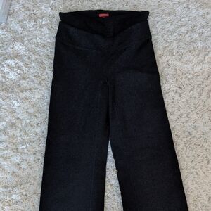 SPANX Black Wide-Leg High Waist Pants